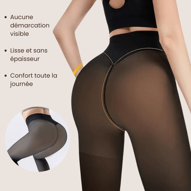 Collant Polaire Invisible - Doublure Polaire & Gainant