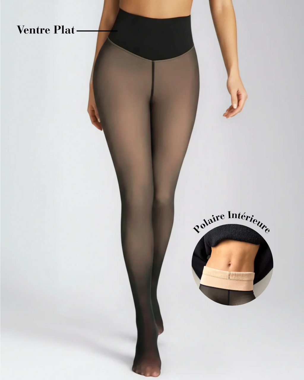 Collant Polaire Invisible - Doublure Polaire & Gainant